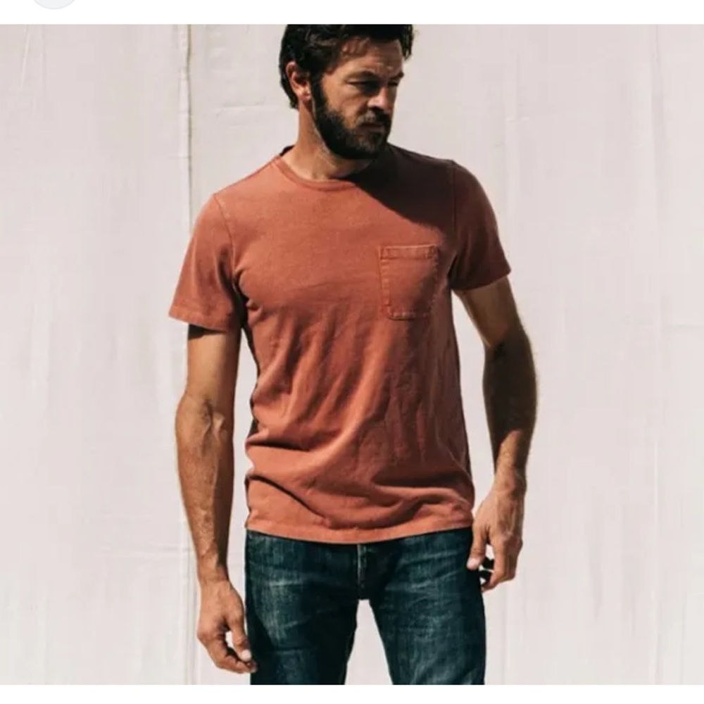 Taylor Stitch The Heavy Bag Coppercolor Men's Short Sleeve Tee 44